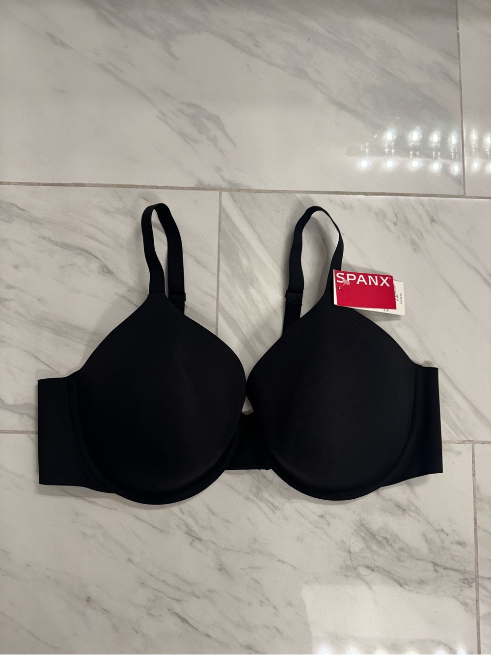 SPANX Supersmooth Push-Up Bra 40DD Very Black NWT